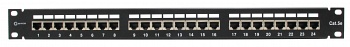 Патч-панель 19" 24 порта RJ-45